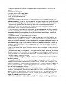 Evidencia de aprendizaje. Reflexión crítica sobre la investigación histórica y económica de México