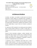 Ensayo de Pobreza en Honduras
