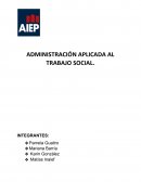 Administración aplicada al trabajo social empresa Unimarc