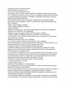 Chacales y árabes comentario de lectura