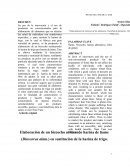 Bizcocho de harina de ñame