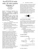 Informe Nº4 Rectificación de media onda y de onda completa