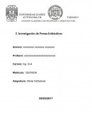 Investigación de Presas hidráulicas