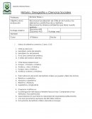 Evaluación 6° básico Historia, Geografia y Ciencias Sociales s/r