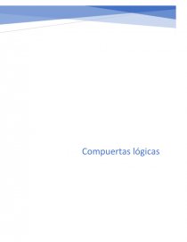 Compuertas logicas. Página 1