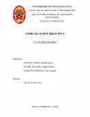 LENGUA Y LITERATURA COMUNICACIÓN DIDÁCTICA “LA FISIOGNOMÍA”