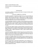 Informe, la idea del hombre en la historia