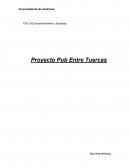 Proyecto creación de empresa Proyecto Pub Entre Tuercas