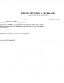 Prueba histroria quinto