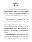 EL AGUA