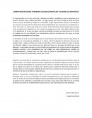 COMENTARIO/REFLEXIÓN: PANORAMA ESCOLAR (ESTADÍSTICAS) Y ACUERDO DE CONVIVENCIA