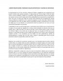 COMENTARIO/REFLEXIÓN: PANORAMA ESCOLAR (ESTADÍSTICAS) Y ACUERDO DE CONVIVENCIA