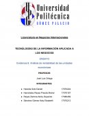 Analisis de rentabilidad de UE de Gómez palacio, Dgo.