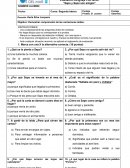 Evaluación Lenguaje Plan lector “Sapo y Sepo son amigos”