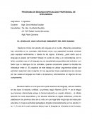 PROGRAMA DE SEGUNDA ESPECIALIDAD PROFESIONAL DE INTELIGENCIA