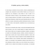 El estrés: qué es y cómo evitarlo