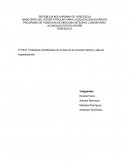 Problemas identificados en el área de la consulta médica y sala de hospitalización