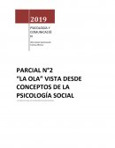 PARCIAL N°2 “LA OLA” VISTA DESDE CONCEPTOS DE LA PSICOLOGÍA SOCIAL