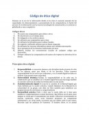 CODIGO DE ETICA DIGITAL