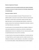 Estudio de ingeniería granja avícola