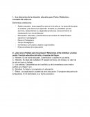 Los elementos de la situación educativa para Freire