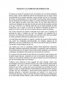 Ensayo: La Verdad de Soraya M.