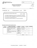 PRUEBA DE MATEMÁTICA UNIDAD 2: “Geometría”