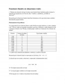 Funciones lineales en situaciones reales