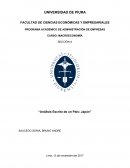 Análisis escrito de un país: Japón