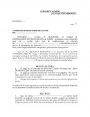 Ejemplo juicio mercantil