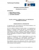 TALLER 2. CAPITULO 5. NORMA ISO 19011 / 2011 GESTIÓN DE UN PROGRAMA DE AUDITORÍA