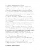 En la didáctica el objeto de estudio es la enseñanza