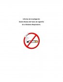 Informe sobre efectos del cigarro