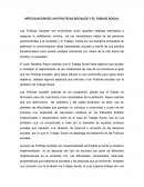 ARTICULACION DE LAS POLITICAS SOCIALES Y EL TABAJO SOCIAL