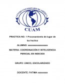 PRACTICA NO. 1 Procesamiento de lugar de los hechos