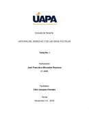 HISTORIA DEL DERECHO Y DE LAS IDEAS POLÍTICAS