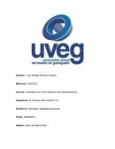 Asignatura: El Proceso Administrativo V2. Evidencia: Planeación estratégica personal