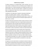 Análisis amor por contrato