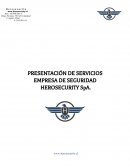 PRESENTACIÓN DE SERVICIOS EMPRESA DE SEGURIDAD HEROSECURITY SpA