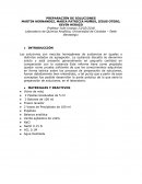 PREPARACIÓN DE SOLUCIONES