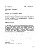 PROPÓSITO: AVISO DE CANCELACIÓN DE CONTRATO