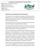 SÍNTESIS DE LOS COMUNICADOS Y RUEDAS DE PRENSA