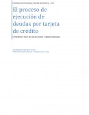El proceso de ejecución de deudas por tarjetas de crédito