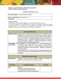Módulo 1: La sociedad diversa y multicultural en que vivimos. Página 1