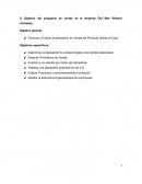 Programa de ventas aceite de coco