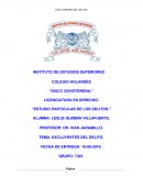 Excluyentes del delito