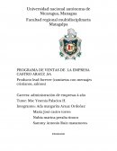 PROGRAMA DE VENTAS DE LA EMPRESA CASTRO ARAUZ ,SA