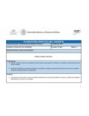 PLANEACIÓN DIDÁCTICA DEL DOCENTE Programa educativo: Administración de Empresas Turísticas
