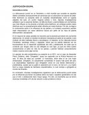 JUSTIFICACIÓN GRUPAL. DELICUENCIA JUVENIL