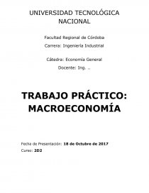 TRABAJO PRÁCTICO: MACROECONOMÍA. Página 1